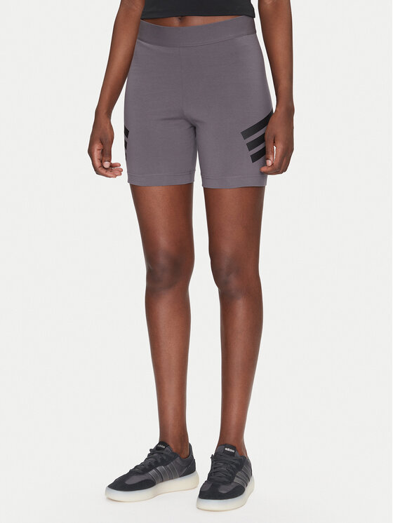 adidas Къс клин Future Icons 3-Stripes JE0170 Сив Slim Fit за Жени цена
