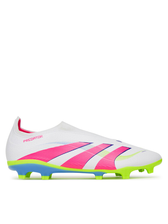 adidas Обувки за футбол Predator League Laceless Firm/Multi-Ground ID3861 Бял за Унисекс цена