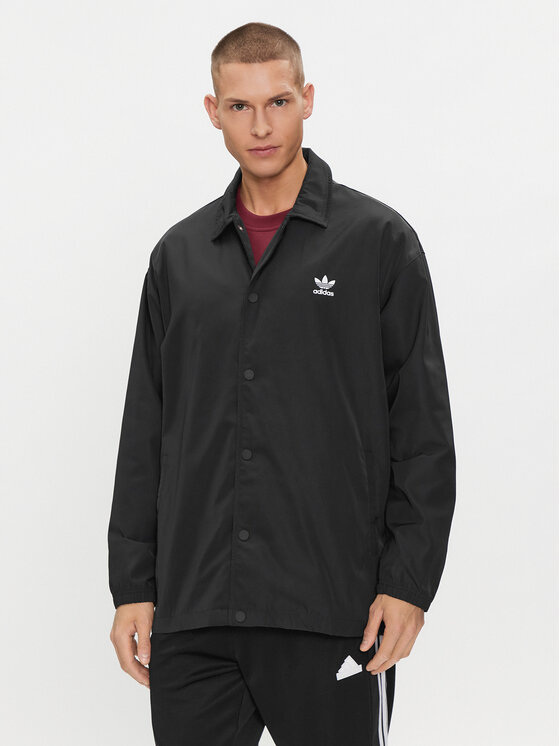 adidas Преходно яке Coach IA6371 Черен Regular Fit за Мъже цена