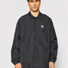 adidas Преходно яке adicolor Classics Trefoil H09129 Черен Loose Fit за Мъже цена