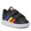 adidas Сникърси Grand Court Lifestyle Hook and Loop Shoes HP8918 Черен за Бебета цена