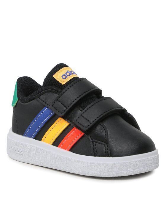 adidas Сникърси Grand Court Lifestyle Hook and Loop Shoes HP8918 Черен за Бебета цена