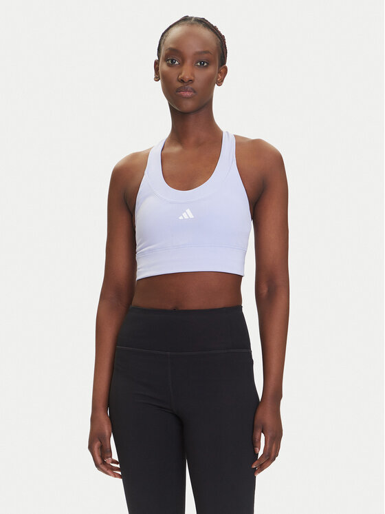 adidas Спортен сутиен Run Pocket JI5991 Виолетов Slim Fit за Жени цена