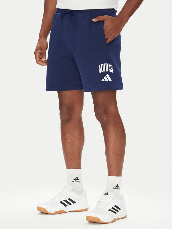 adidas Спортни шорти Collegiate JM1728 Син Regular Fit за Мъже цена