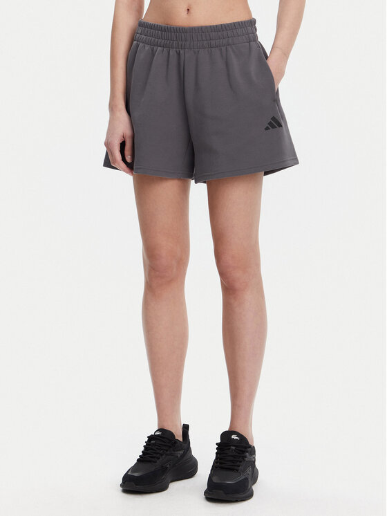adidas Спортни шорти Future Icons Small Logo JE3998 Сив Loose Fit за Жени цена