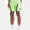 adidas Спортни шорти Teamgeist adicolor JW1349 Зелен Regular Fit цвят на ниска цена