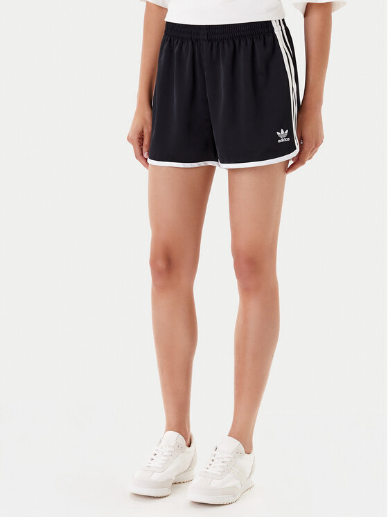 adidas Спортни шорти adicolor 3-Stripes Sprinter JD3119 Черен Loose Fit за Жени цена