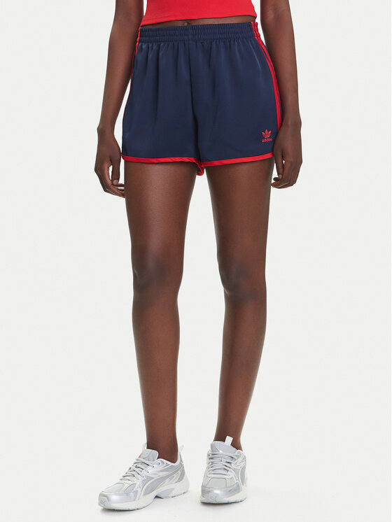 adidas Спортни шорти adicolor 3-Stripes Sprinter JZ3514 Тъмносин Loose Fit за Жени цена