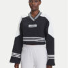 adidas Суитшърт Blocking JW7273 Черен Loose Fit за Жени цена
