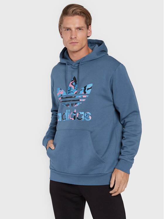 adidas Суитшърт Camo Series Infill HK2802 Тъмносин Regular Fit за Мъже цена
