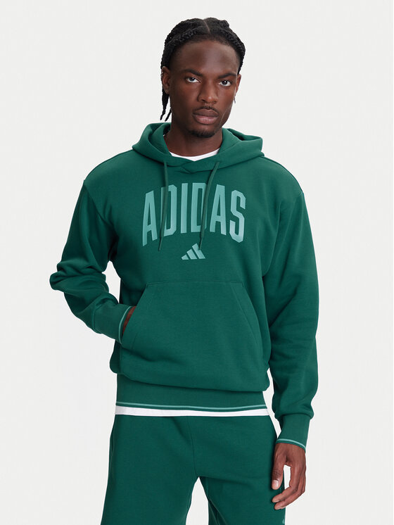 adidas Суитшърт Collegiate KC3873 Зелен Regular Fit за Мъже цена