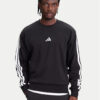 adidas Суитшърт Essentials 3-Stripes JE6304 Черен Regular Fit цвят на ниска цена