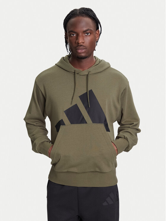 adidas Суитшърт Essentials Big Logo JE8892 Каки Regular Fit за Мъже цена