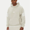adidas Суитшърт Future Icons 3-Stripes JW7099 Бежов Regular Fit цвят на ниска цена