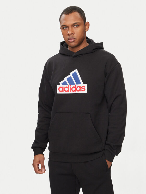 adidas Суитшърт Future Icons Badge of Sport IS3233 Черен Relaxed Fit за Мъже цена
