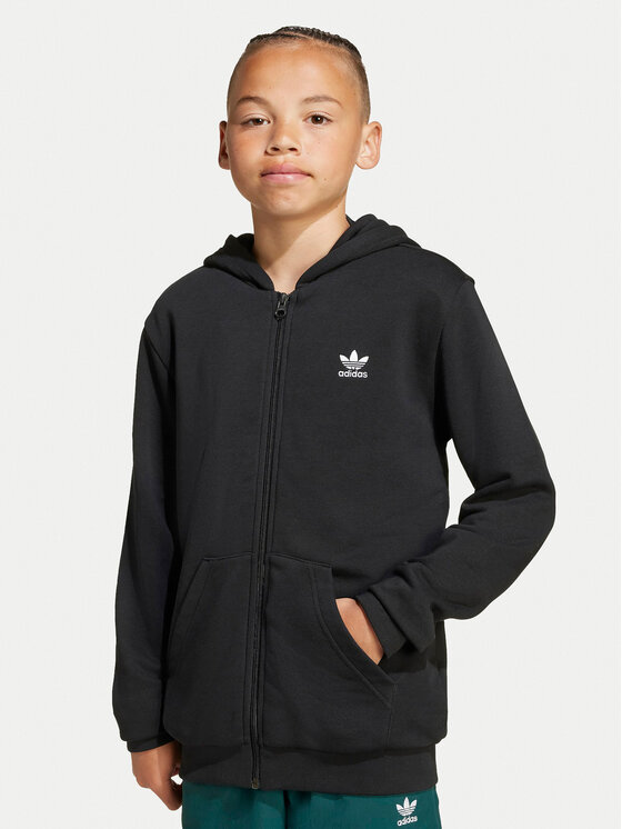 adidas Суитшърт JX2789 Черен Loose Fit за Бебета цена