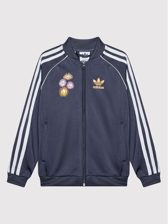 adidas Суитшърт KEVIN LYONS HC9442 Тъмносин Regular Fit за Момичета цена
