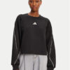 adidas Суитшърт Stadium 3-Stripes JL6996 Черен Loose Fit за Жени цена