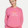 adidas Суитшърт Trefoil JV8571 Розов Loose Fit за Момичета цена