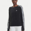adidas Суитшърт adicolor Holiday JX7813 Черен Loose Fit за Жени цена