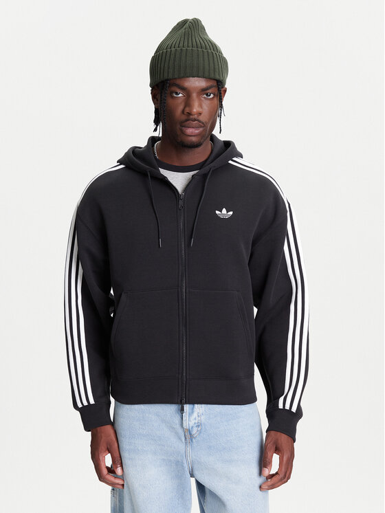 adidas Суитшърт adicolor Spacer JX1507 Черен Loose Fit за Мъже цена