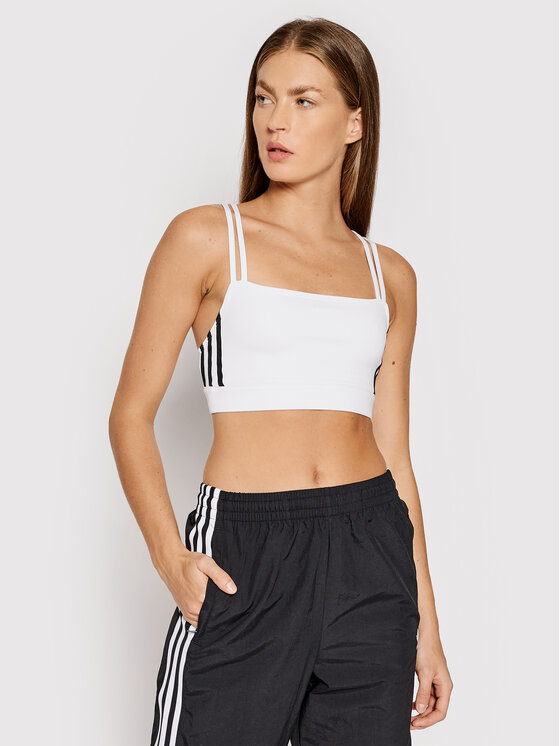 adidas Сутиен-топ adicolor Classics H37790 Бял за Жени цена