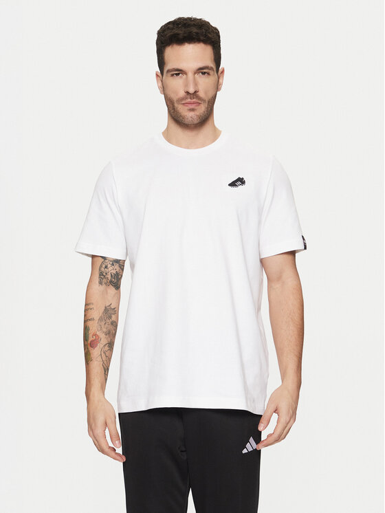 adidas Тениска от техническо трико Copa Signature Graphic JJ1420 Бял Regular Fit за Мъже цена