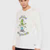 adidas Тениска с дълъг ръкав Stoked Alien HC7142 Бял Regular Fit за Мъже цена