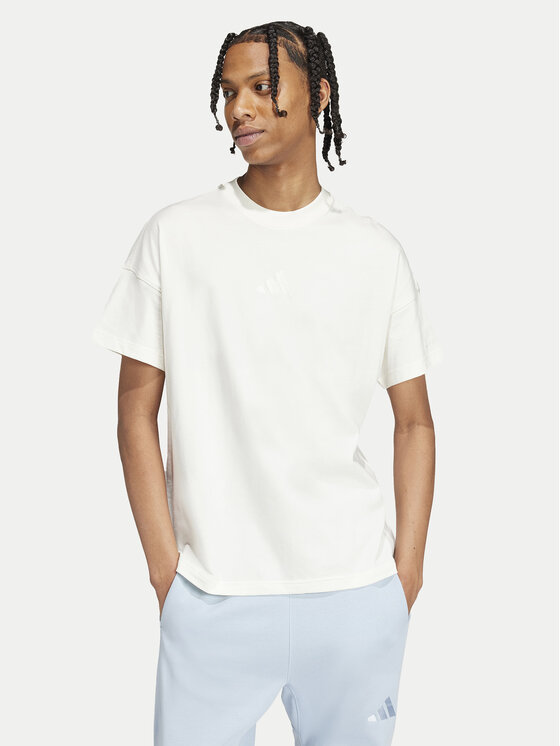 adidas Тишърт ALL SZN IV5217 Бял Loose Fit за Мъже цена