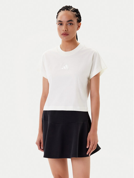 adidas Тишърт ALL SZN JJ1243 Бял Regular Fit за Жени цена