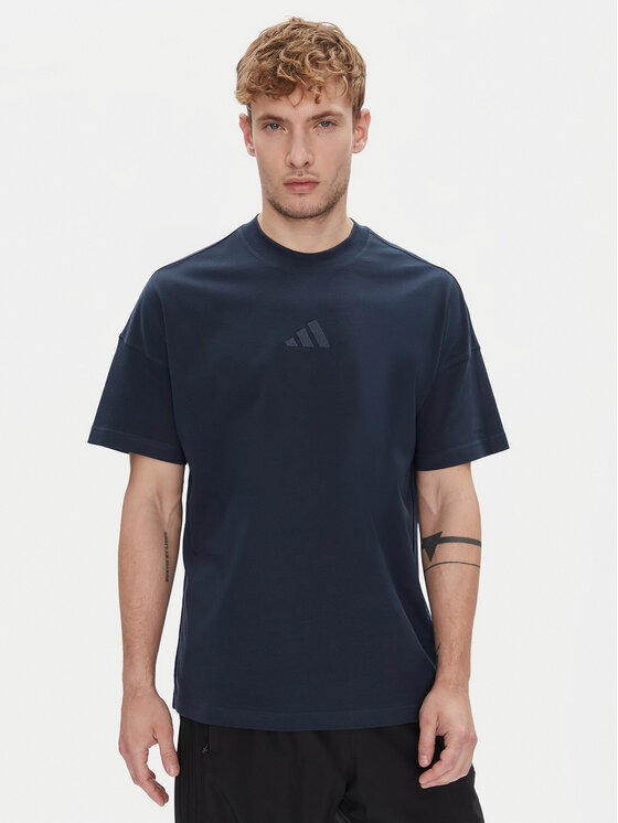 adidas Тишърт ALL SZN JX5080 Тъмносин Loose Fit за Мъже цена