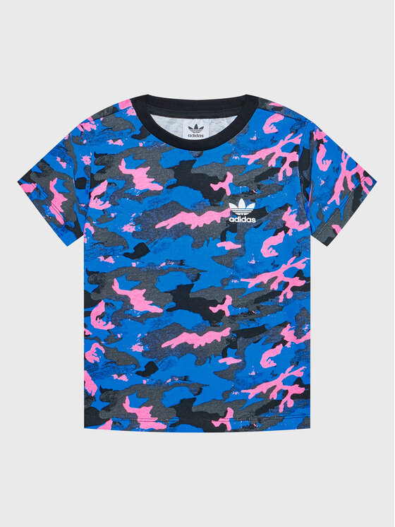 adidas Тишърт Allover HK0275 Цветен Regular Fit за Момичета цена