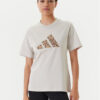 adidas Тишърт Animal Graphic JM4423 Бежов Regular Fit за Жени цена