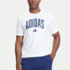adidas Тишърт Collegiate Lineage Graphic JM6416 Бял Regular Fit за Мъже цена