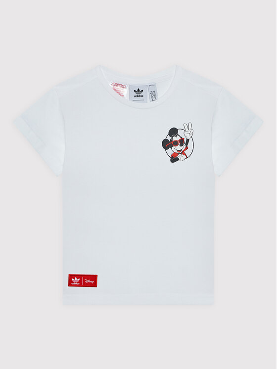 adidas Тишърт Disney Mickey And Friends HC1912 Бял Regular Fit за Момчета цена