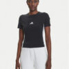 adidas Тишърт Essentials 3-Stripes JC8325 Черен Slim Fit за Жени цена