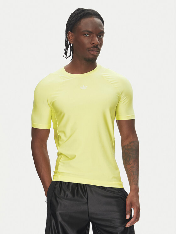 adidas Тишърт Fashion Cut Line JD1286 Жълт Slim Fit за Мъже цена