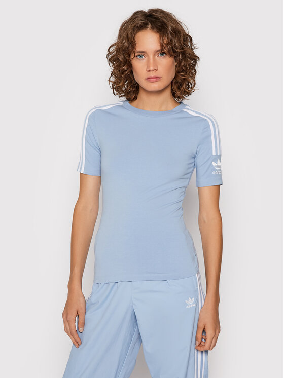 adidas Тишърт H33545 Светлосиньо Tight Fit за Жени цена