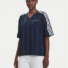 adidas Тишърт Linear JY2854 Тъмносин Oversize за Жени цена