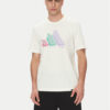 adidas Тишърт Lounge Ice Graphic JJ4020 Бял Regular Fit за Мъже цена