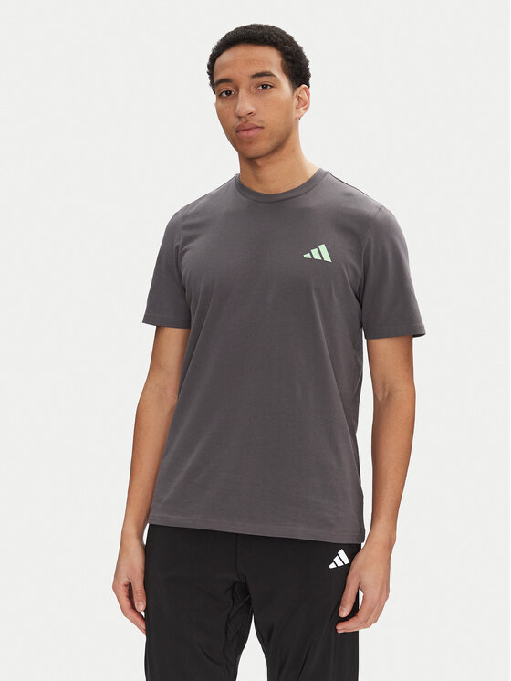 adidas Тишърт Mercedes - AMG Petronas Formula One Team Premium JY3032 Сив Regular Fit за Мъже цена