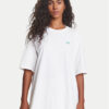 adidas Тишърт Retro Tennis Boyfriend JW0226 Бял Oversize за Жени цена