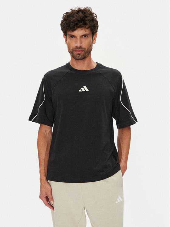adidas Тишърт Stadium JN1824 Черен Regular Fit за Мъже цена