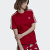 adidas Тишърт THEBE MAGUGU HK5209 Червен Regular Fit за Жени цена