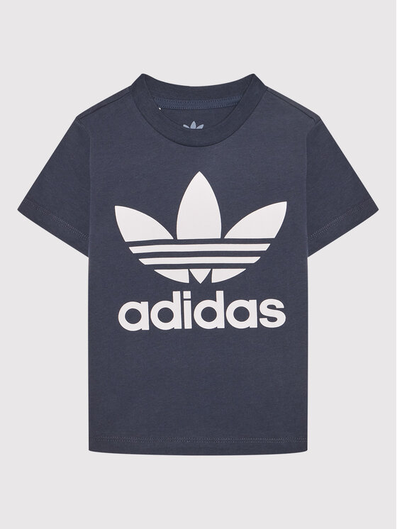 adidas Тишърт Trefoil HE2190 Тъмносин Regular Fit за Бебета цена