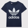 adidas Тишърт Trefoil HK0260 Тъмносин Regular Fit за Момчета цена