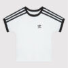 adidas Тишърт adicolor 3-Stripes HK2912 Бял Loose Fit за Момичета цена