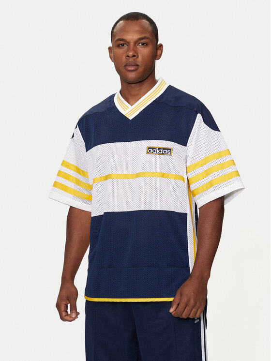 adidas Тишърт adicolor Adibreak IU2361 Тъмносин Loose Fit за Мъже цена