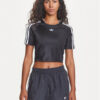 adidas Тишърт adicolor Teamgeist Baby JD0268 Черен Slim Fit за Жени цена