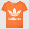 adidas Тишърт adicolor Trefoil HK2907 Оранжев Regular Fit за Момчета цена